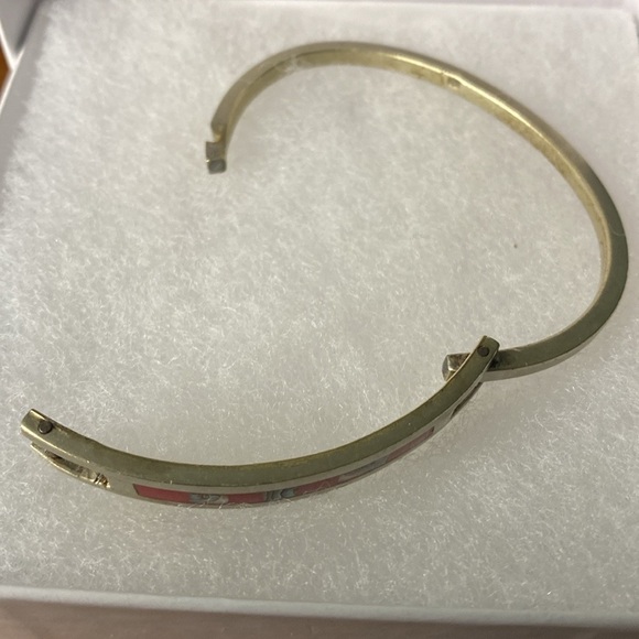 Mexican 825 silver, & Red Abalone bracelet - Picture 3 of 5